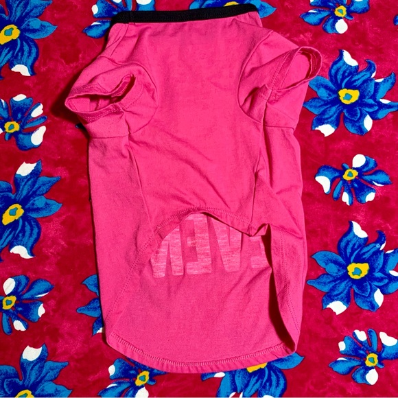 Pup Crew “I Literally Can’t Even” Sassy Novelty Graphic Pink Tee for Dogs 🐶🐾🐕 - Picture 10 of 15